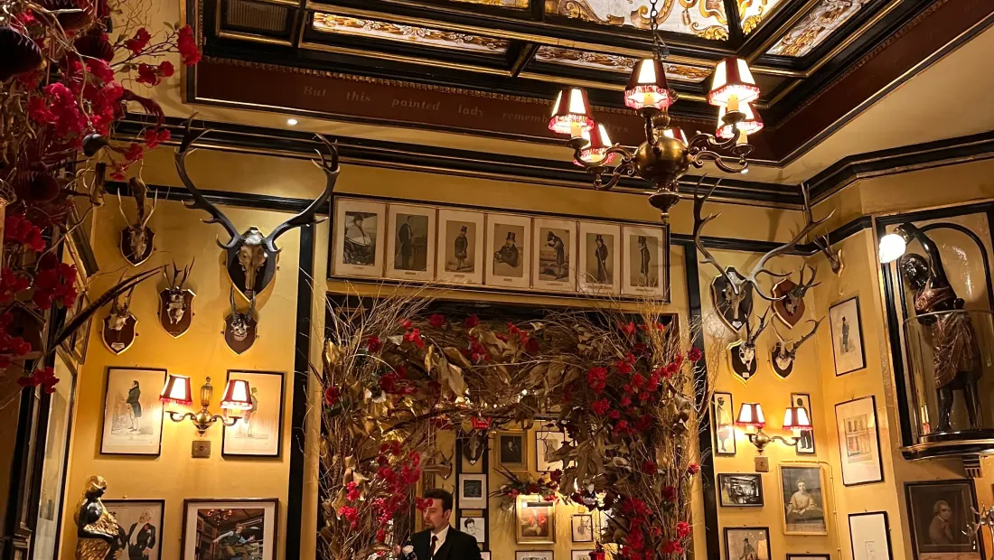 Restaurant in Rules Restaurant in London