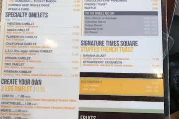 Restaurant in Times Square Diner in New York