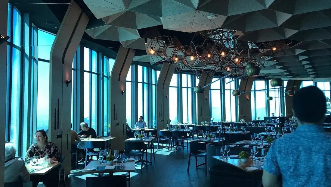 Restaurant in 71Above Restaurant and Skylounge in Los Angeles
