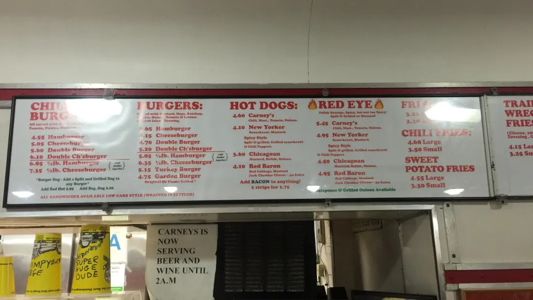 Restaurant in Carney's Restaurant in Los Angeles