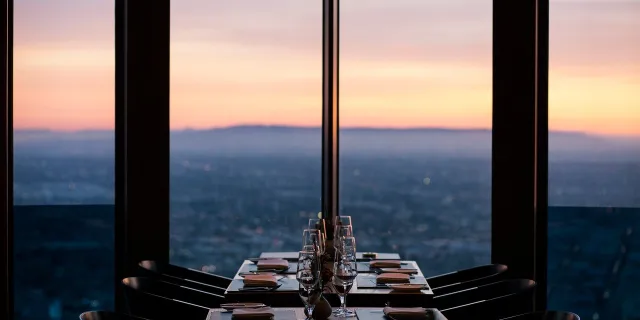 Restaurant in 71Above Restaurant and Skylounge in Los Angeles